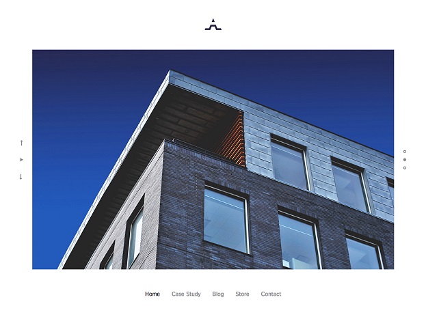 Sitebuilder Architect template voorbeeld