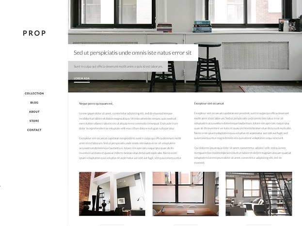 Sitebuilder Prop template voorbeeld